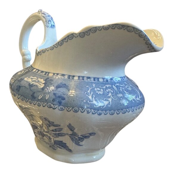 Antique Spode Camilla Copeland Pitcher England Porcelain Floral Pattern Jug - Picture 8 of 11